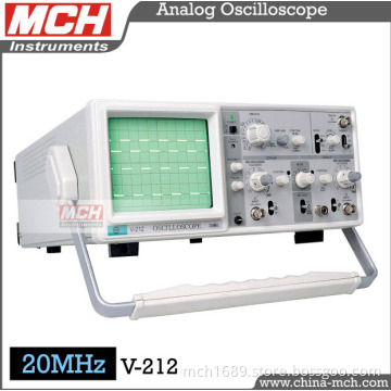 Dual Channel, 2 Channels/Dual Traces, 20MHz Portable Analog Oscilloscope, 20MHz Portable Analogue Oscilloscope (V-212)